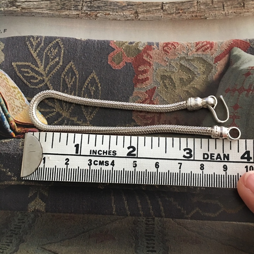 Artisan Made Solid Sterling Silver Bracelet - image 4